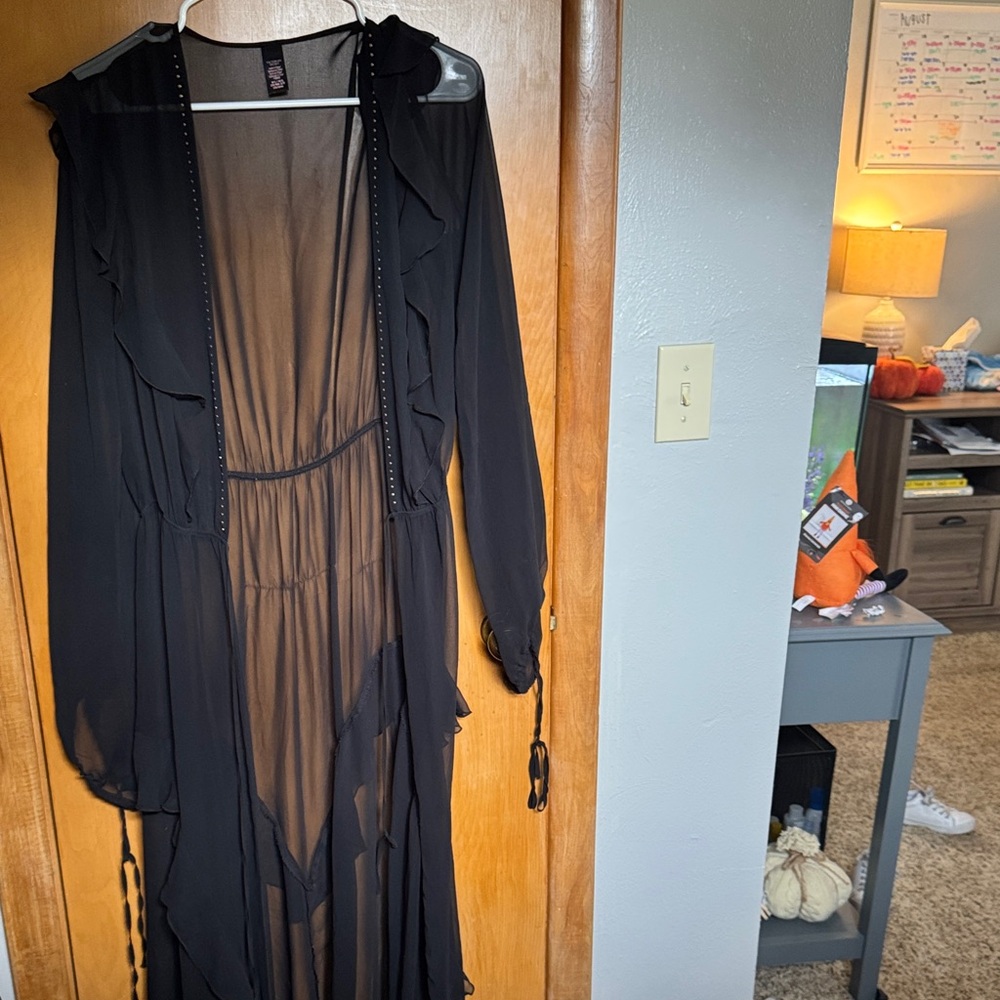 Victoria's Secret Black Sheer Top